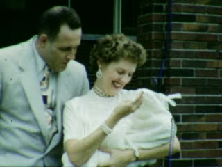 Baby Departing Hospital - Home Movie Clips