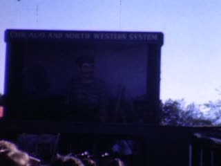 Chicago and North Western Railway System Chicago Railroad Fair - Home Movie Clips