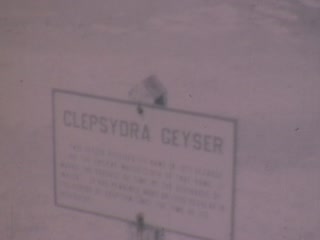 Clepsydra Geyser - Home Movie Clips