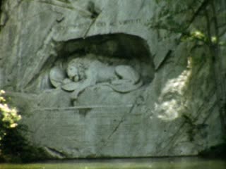 Lion of Lucerne - Home Movie Clips