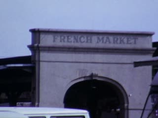French Market-Old Vegetable Market - Home Movie Clips