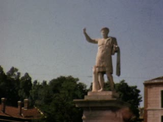 Statue of Constantin - Home Movie Clips